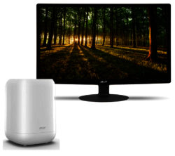 Acer Revo ONE RL85 Mini Desktop PC with S240HLBID Full HD 24